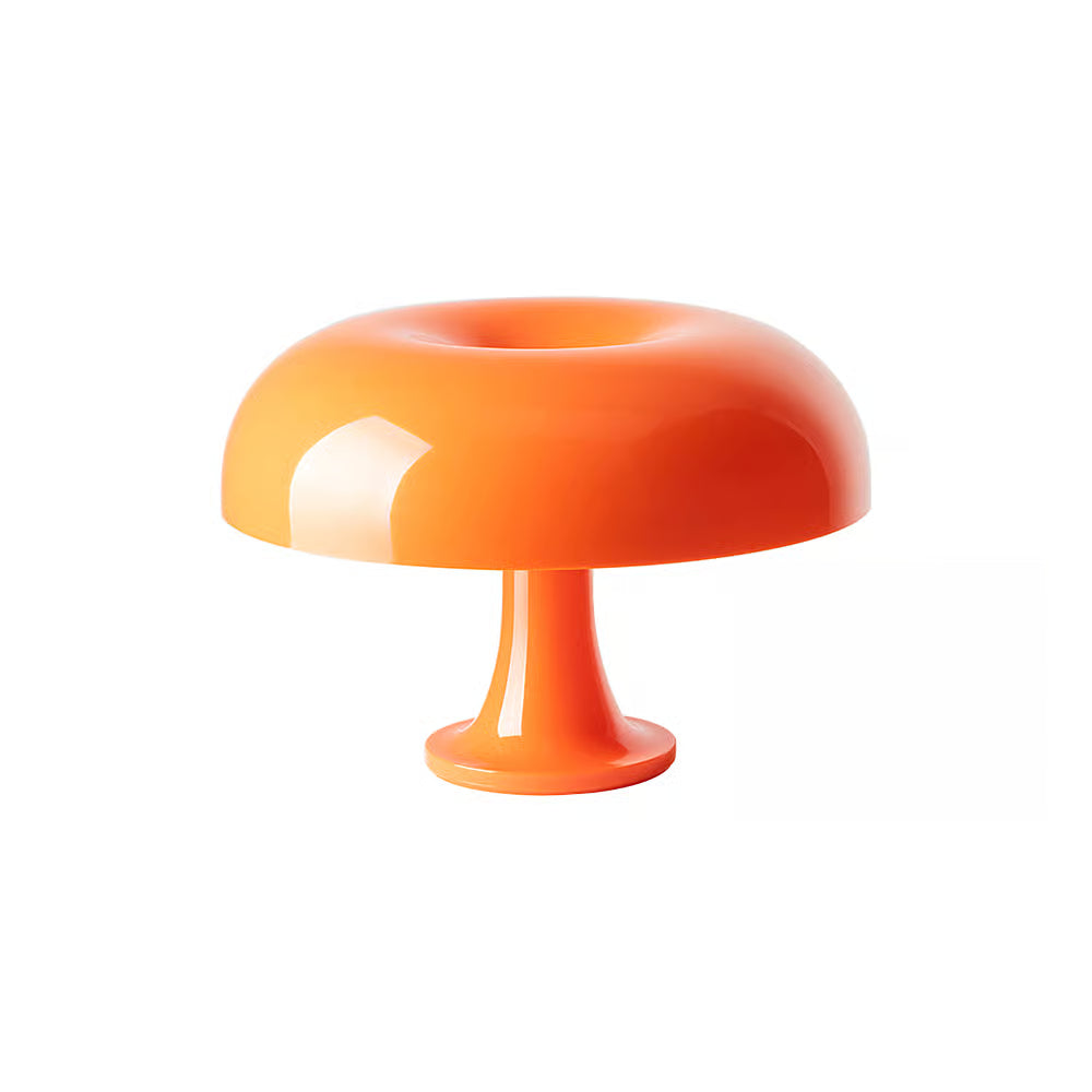 Lampe de chevet champignon orange vitaminée
